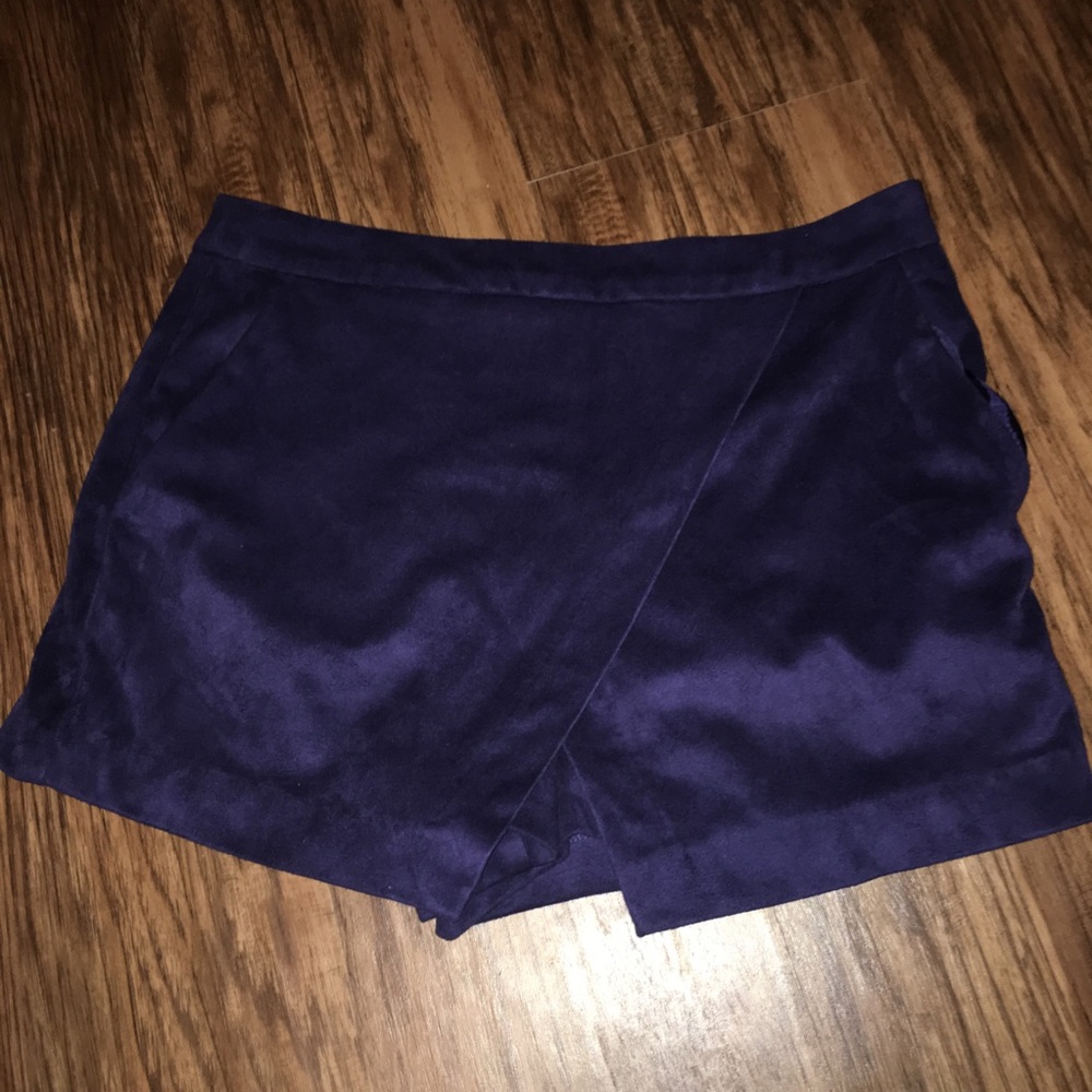 Navy envelope skort